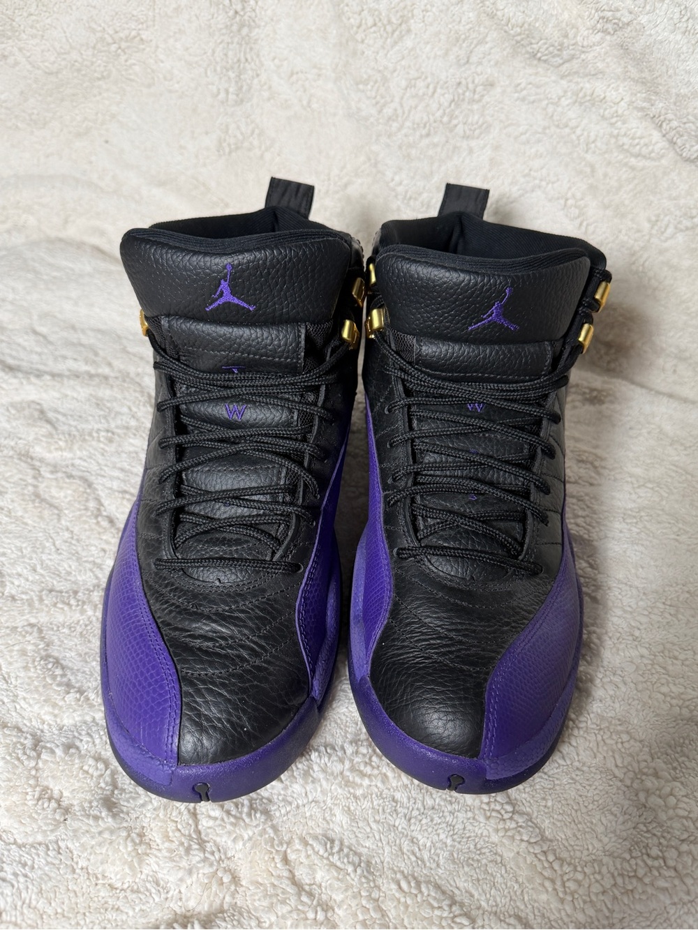 Jordan Men’s High-Top Basketball Shoes - Black/Purple